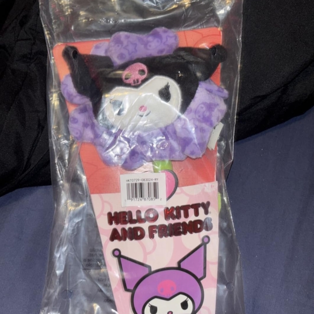 Hello Kitty Kuromi Plush with Purple and Black Accents